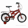 Children's bicycle, made of steel, more spokes with PVC super grip, F chain cover